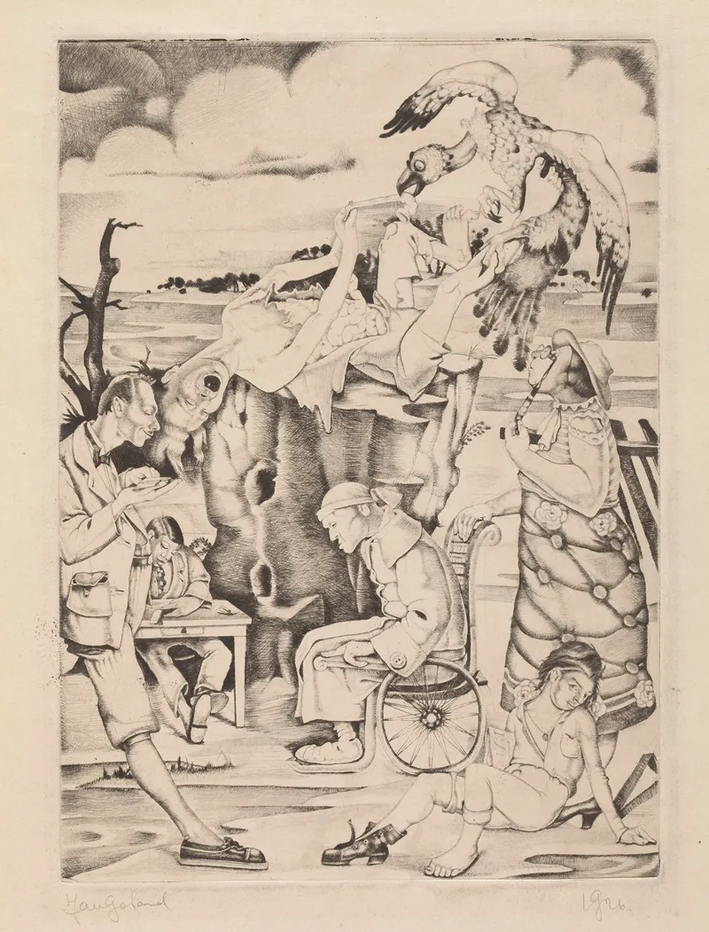 Prometheus 12 by Jan Gotard - Canvas Print