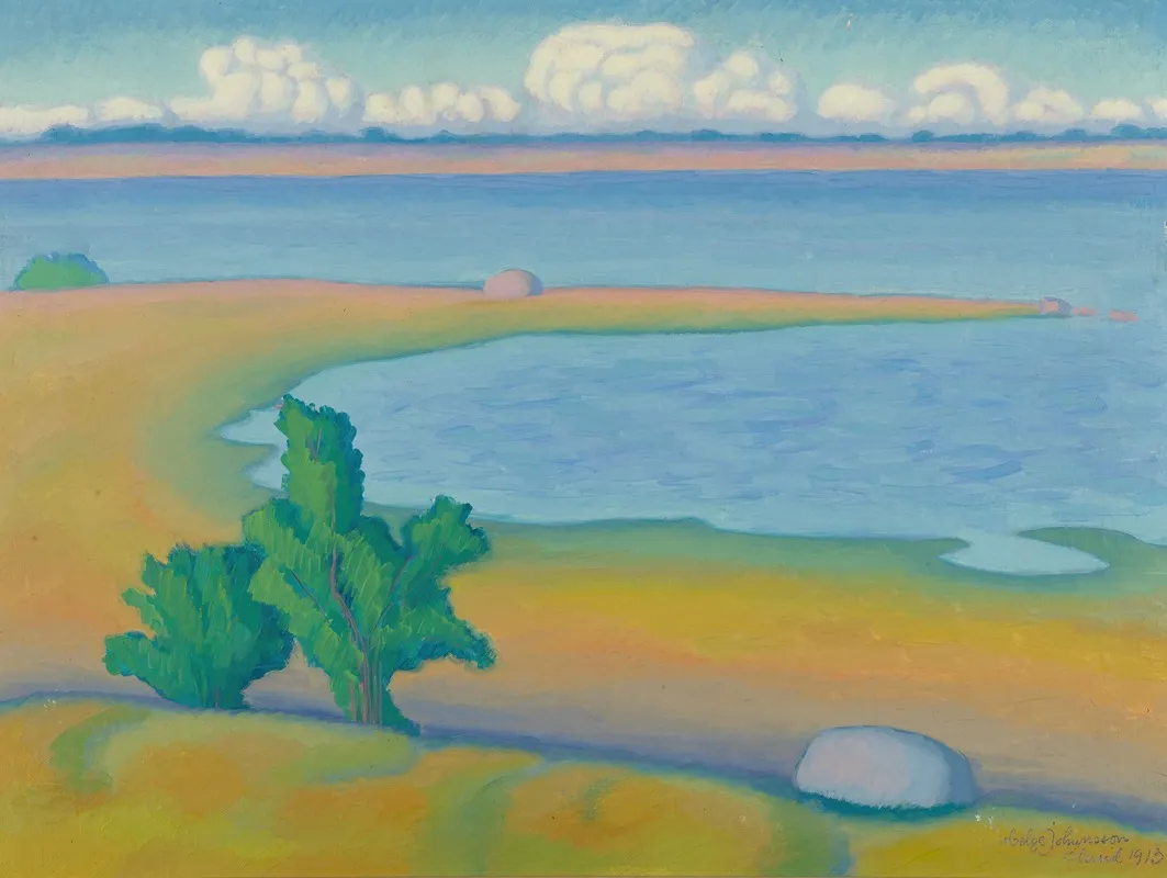 Promontory Oland by Helge Johansson - Canvas Print
