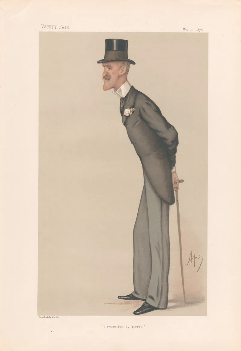 Promotion By Merit Col The Hon Frederick Arthur Wellesley by Carlo Pellegrini - Canvas Print