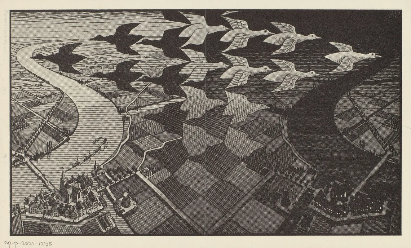 Prospectus Voor De Uitgave P Terpstra Grafiek En Tekeningen M C Escher