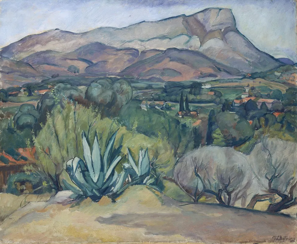 Provence Landscape by Mathilde Battenberg - Canvas Print