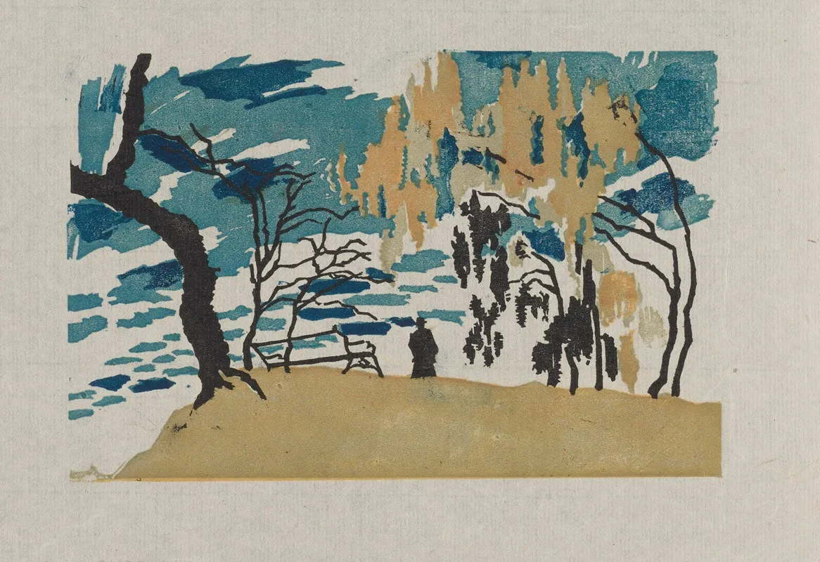 Przechadzka by Marian Olszewski - Canvas Print