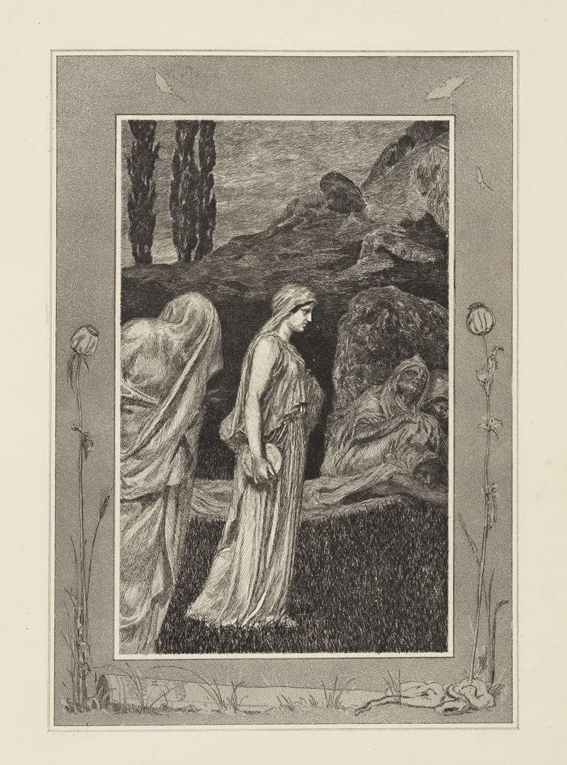 Psyche Im Tartarus Amor Und Psyche Opus V Blatt 39