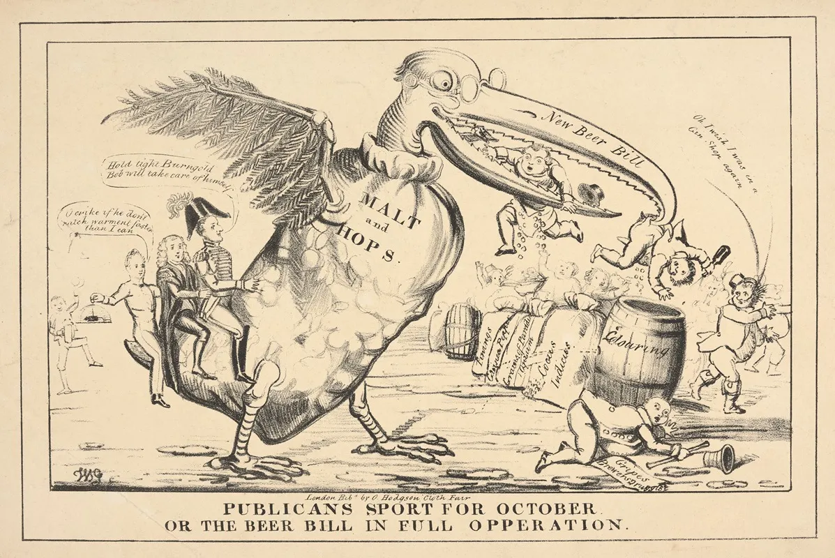 Publicans Sport For October Or The Beer Bill In Full Operation