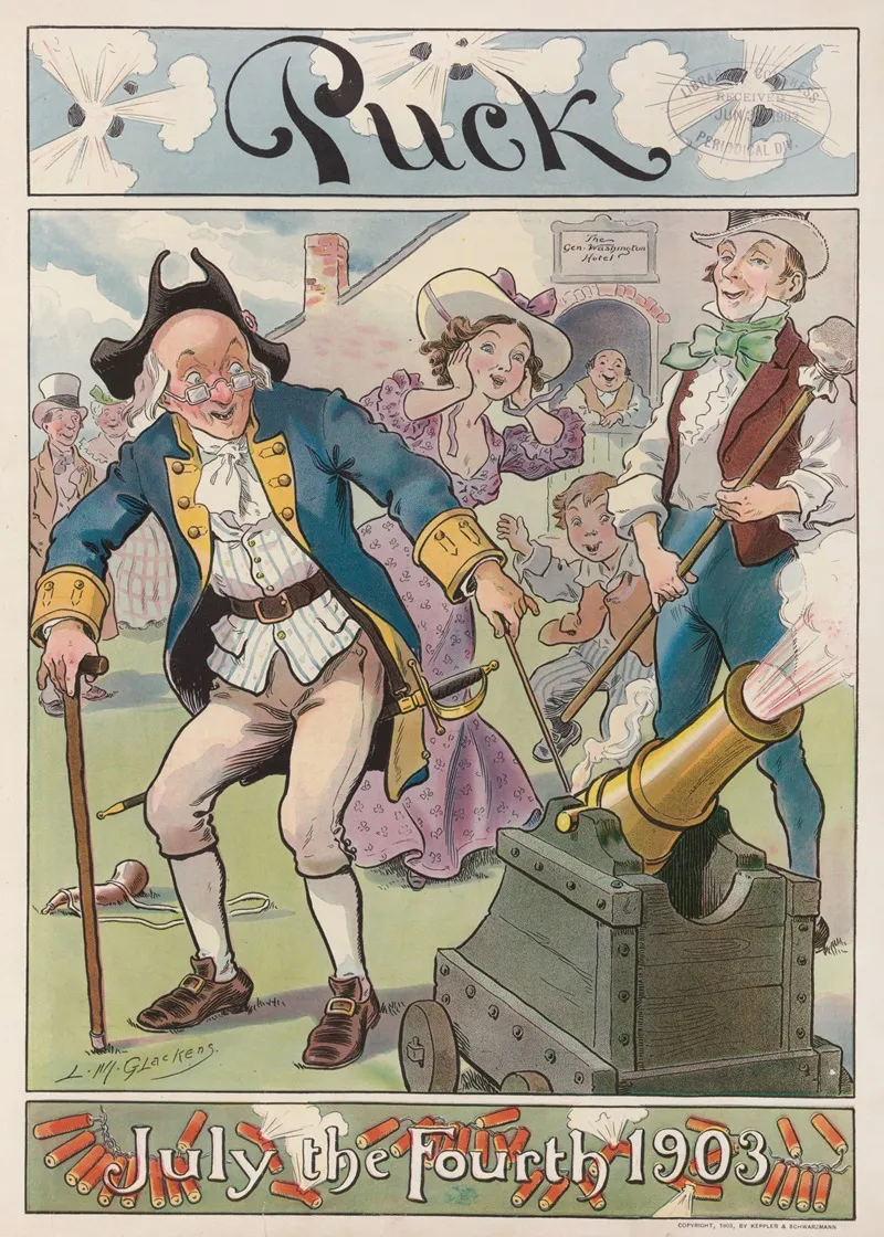 Puck July The Fourth 1903