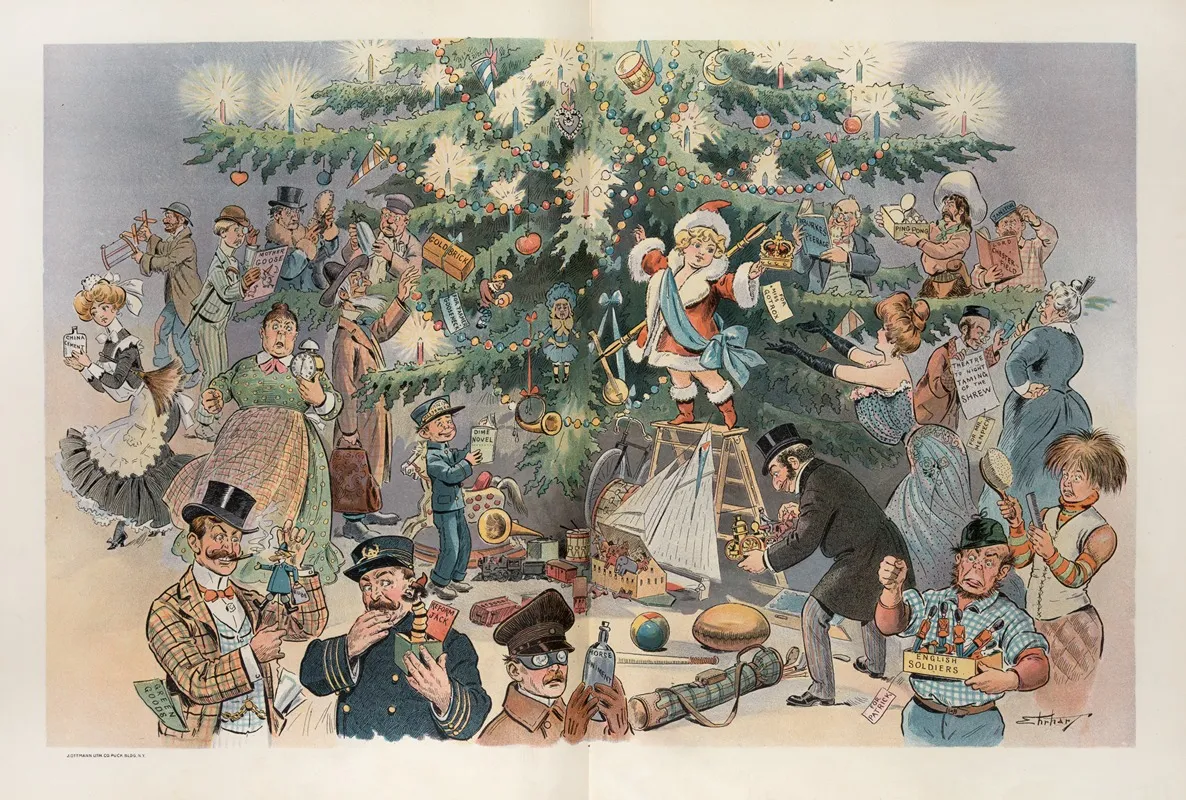 Pucks Christmas Tree