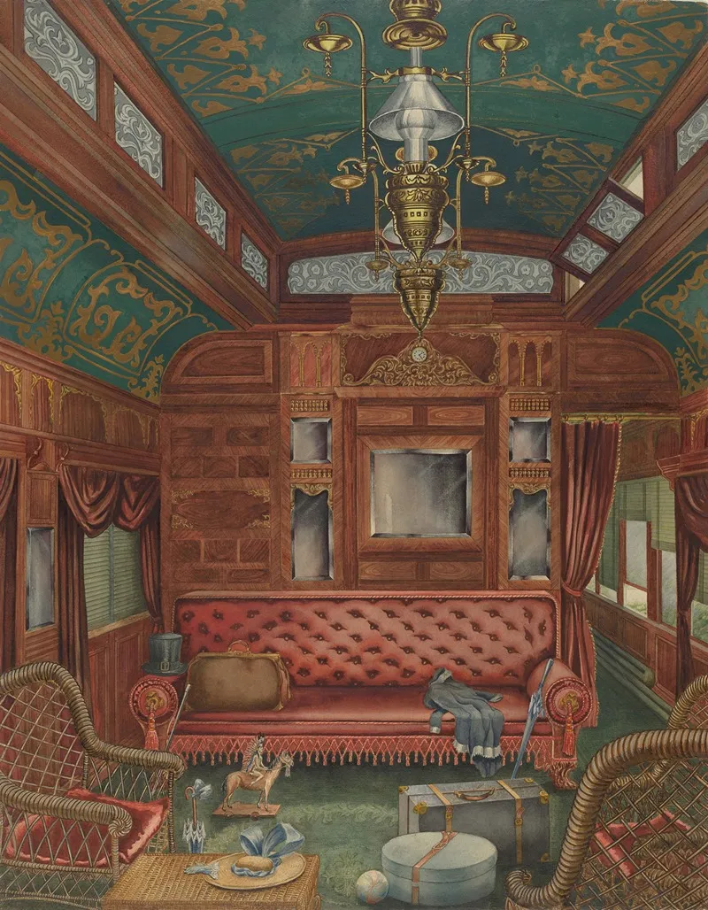 Pullman Coach by Perkins Harnly - Canvas Print