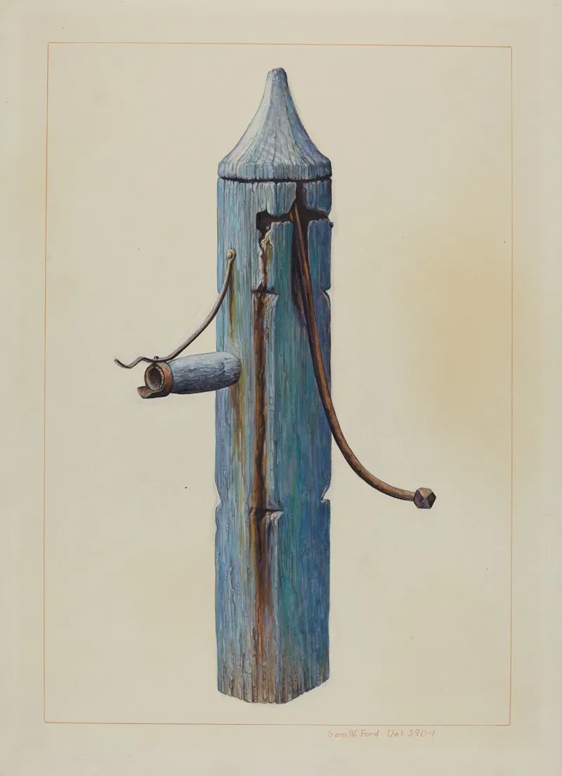 Pump 2 by Samuel W. Ford - Canvas Print