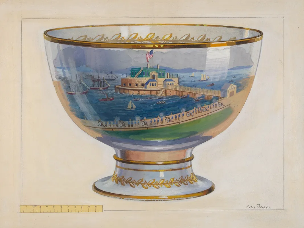 Punch Bowl by Charles Caseau - Canvas Print