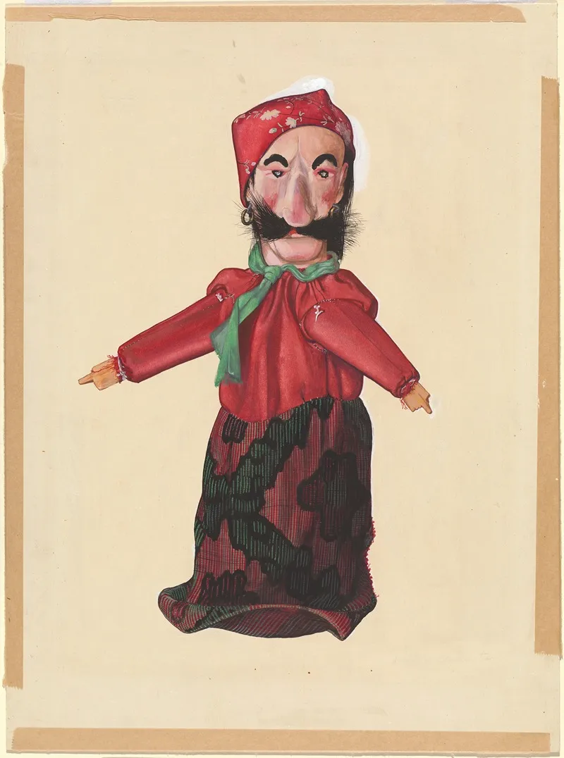 Puppet Pirate by Beverly Chichester - Canvas Print