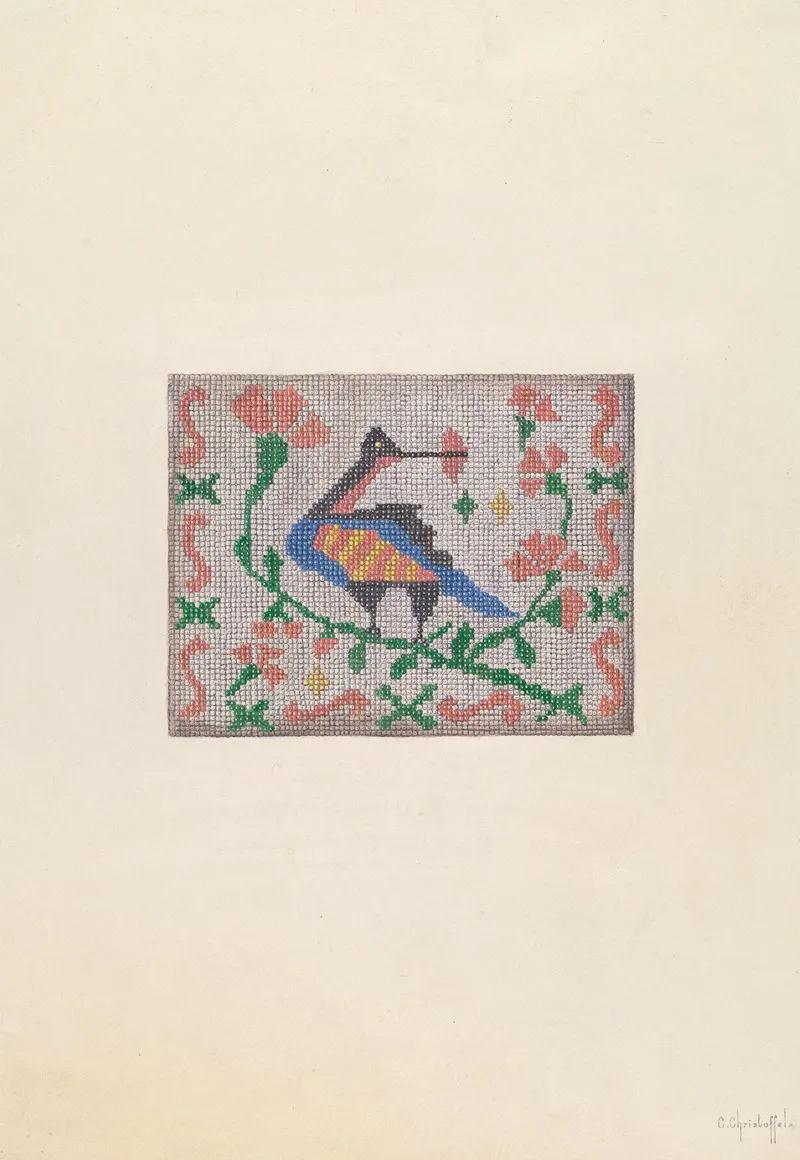 Purse 3 by Cornelius Christoffels - Canvas Print