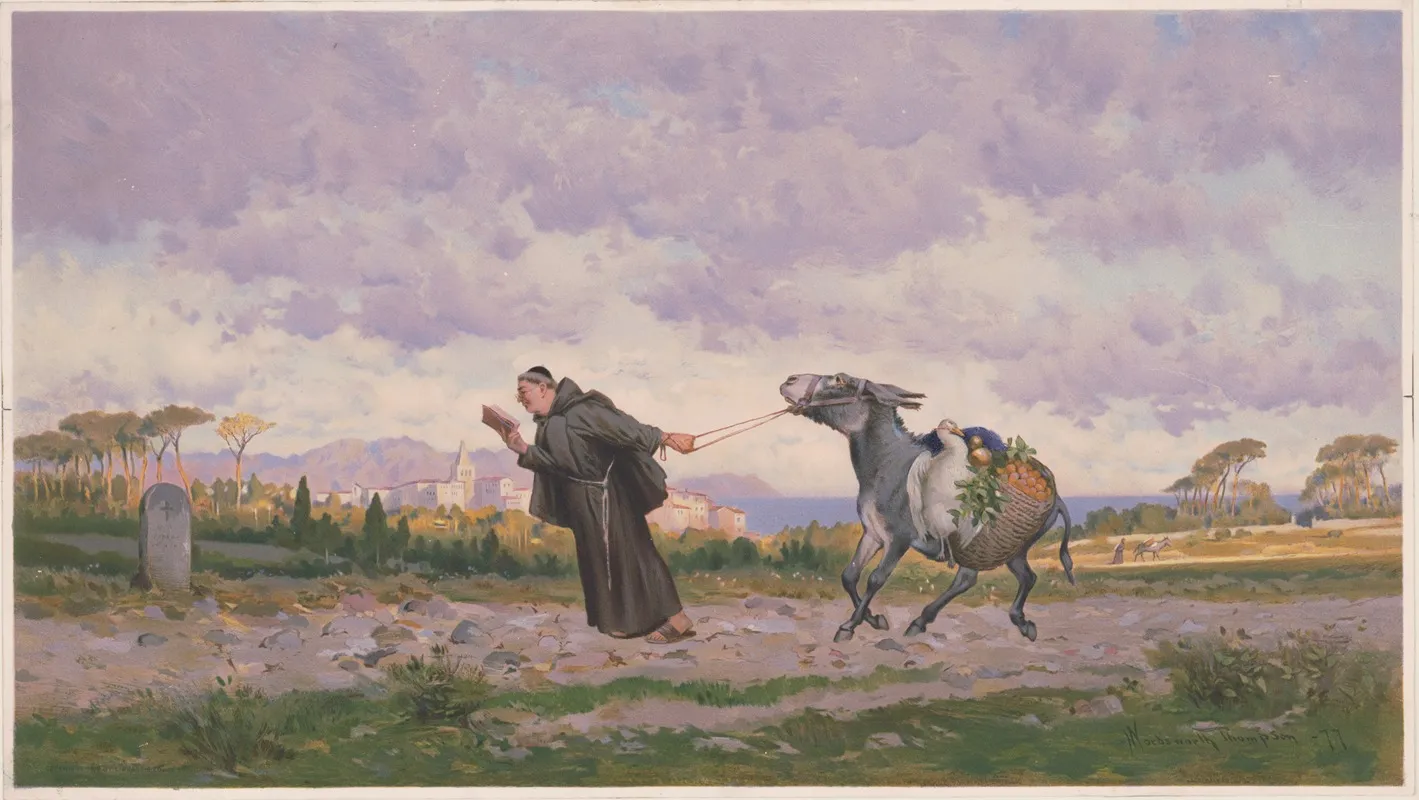 Pursuit Of Knowledge Under Difficulties by Alfred Wordsworth Thompson - Canvas Print