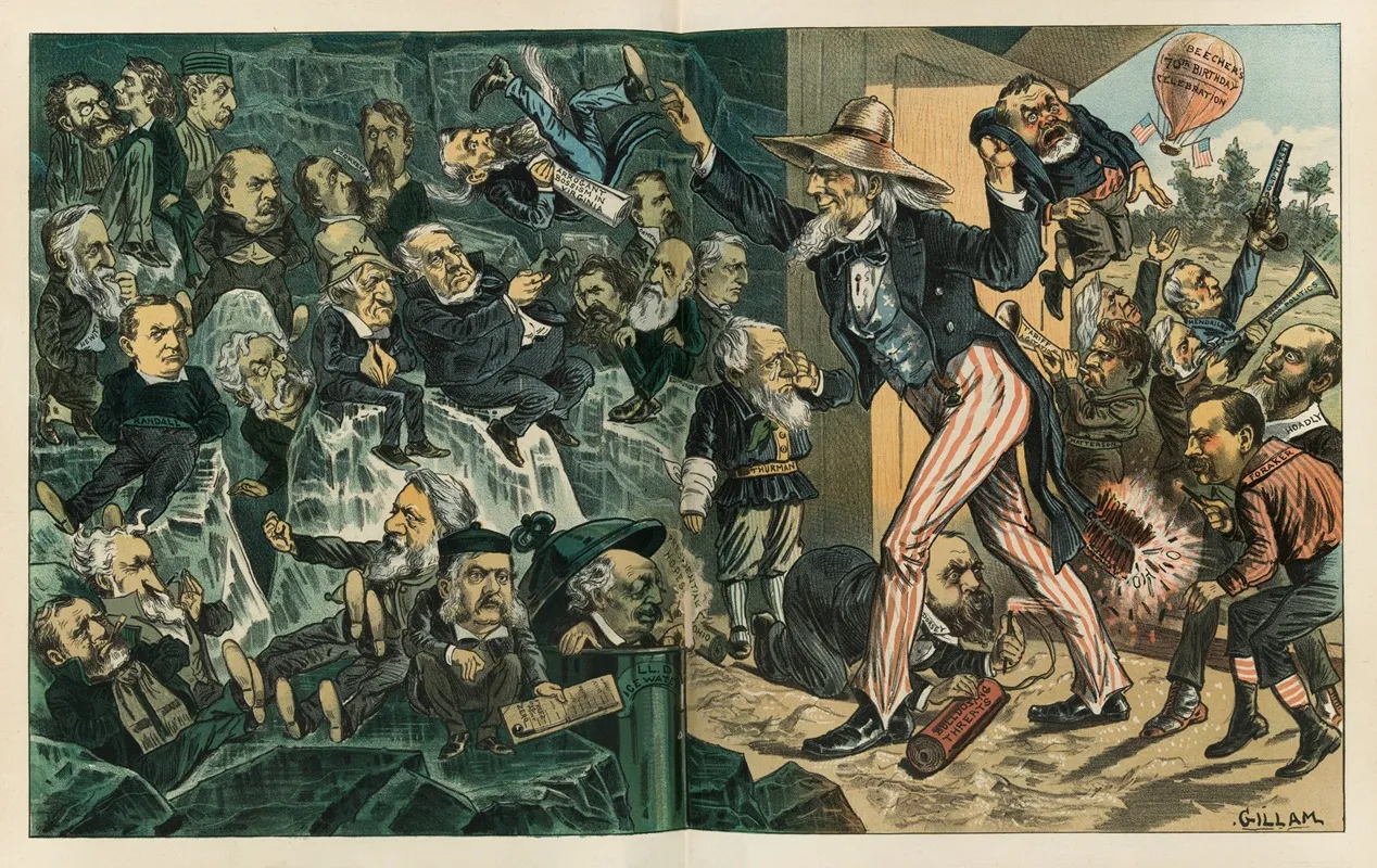 Put Em On Ice by Bernhard Gillam - Canvas Print