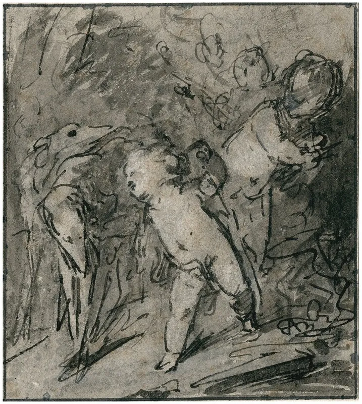 Putti Met Hazewindhond