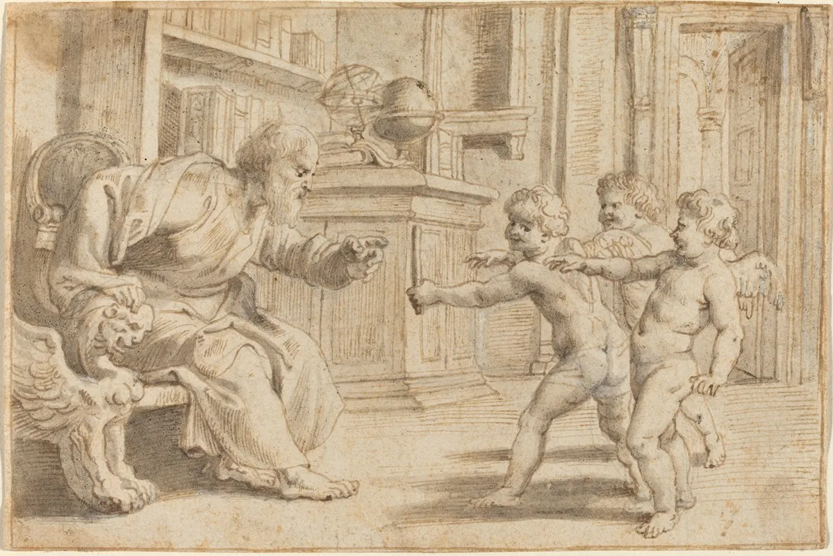 Putti Testing A Mans Perception Of Depth