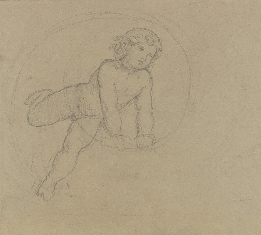 Putto Between Vines 2