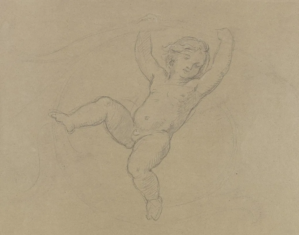 Putto Between Vines