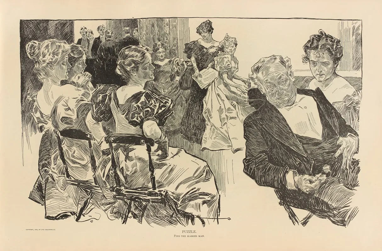 Puzzle Find The Married Man