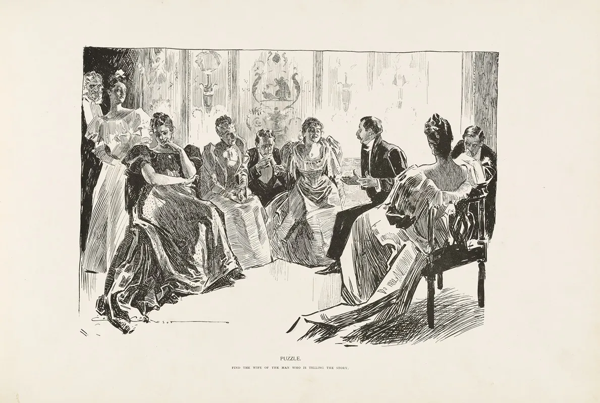 Puzzle Find The Wife Of The Man Who Is Telling The Story