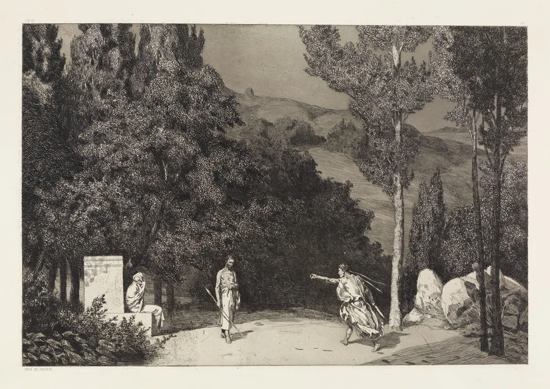 Pyramus Und Thisbe Iii Rettungen Ovidischer Opfer Opus Ii Blatt 4