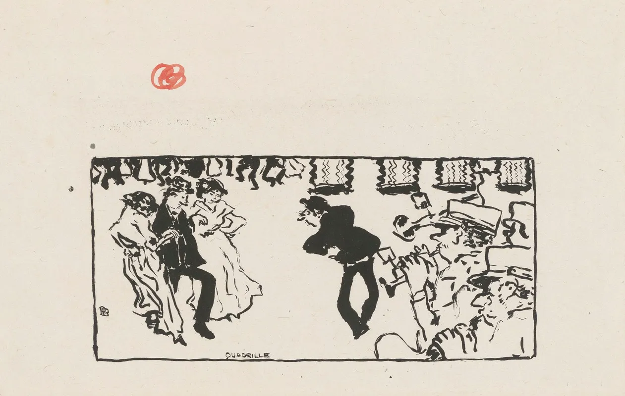 Quadrille by Pierre Bonnard - Canvas Print