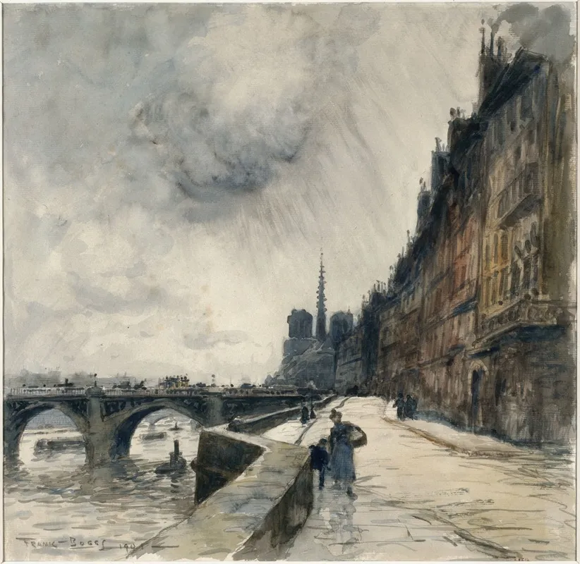 Quai De Bethune Et Pont De La Tournelle