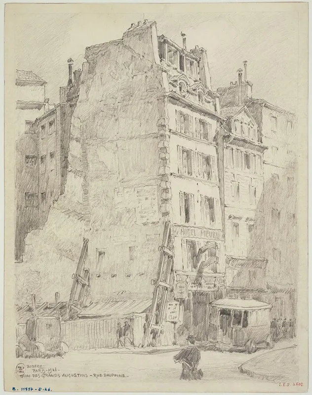 Quai Des Grands Augustins Et La Rue Dauphine
