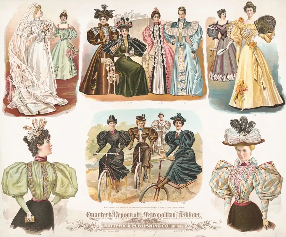 Quarterly Report Of Metropolitan Fashions Autumn 1895