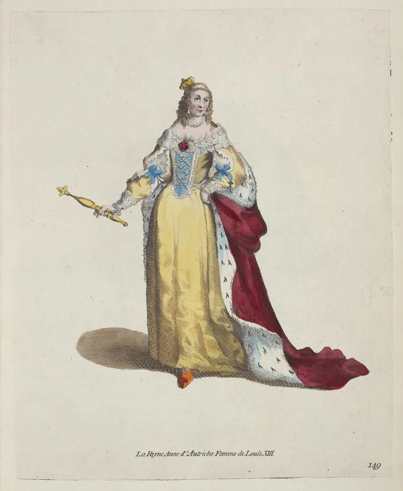 Queen Anne Of Austria Wife Of Louis Xiii La Reyne Anne Dautriche Femme De Louis Xiii