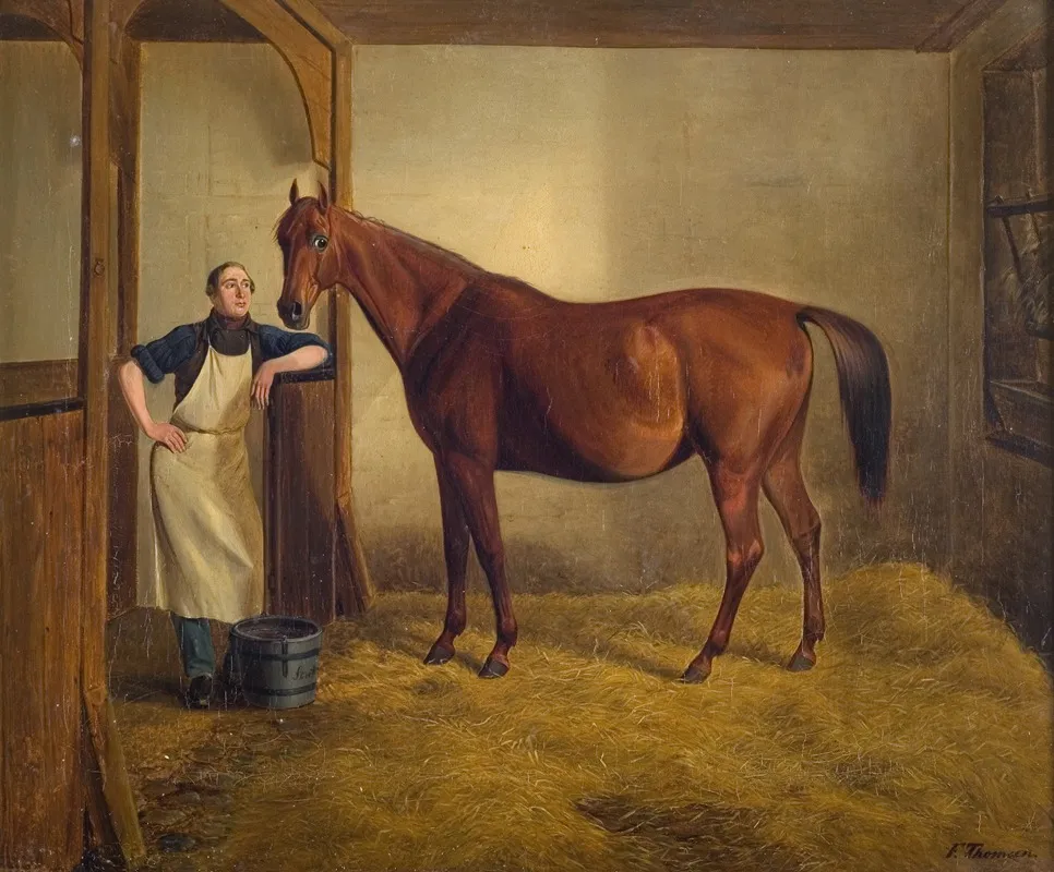 Queen Of Saba by Fritz Thomsen - Canvas Print