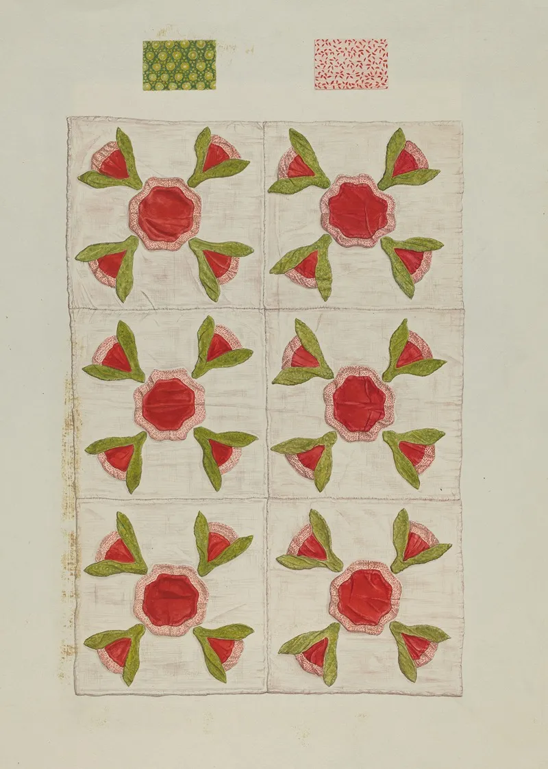 Quilt 31 by Flora Merchant - Canvas Print