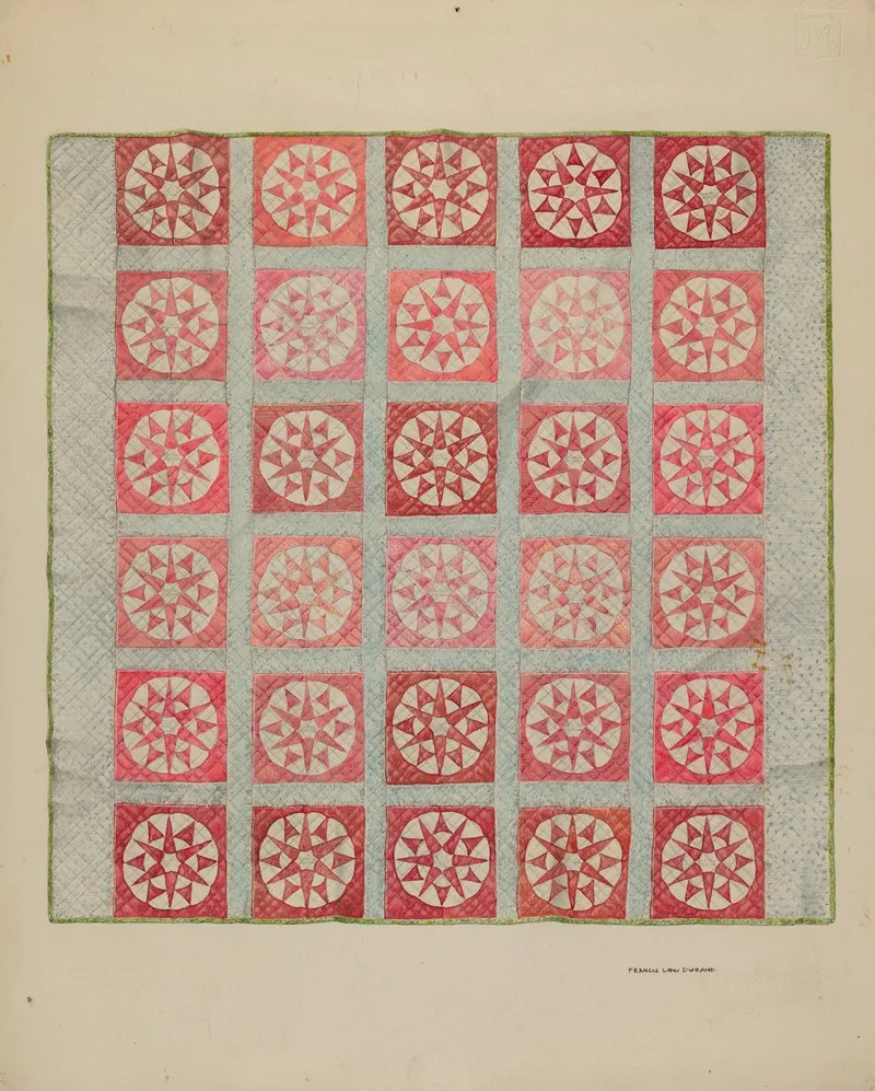 Quilt 34 by Francis Law Durand - Canvas Print