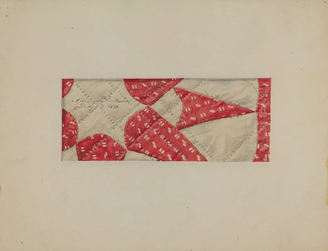 Quilt 35 by Francis Law Durand - Canvas Print