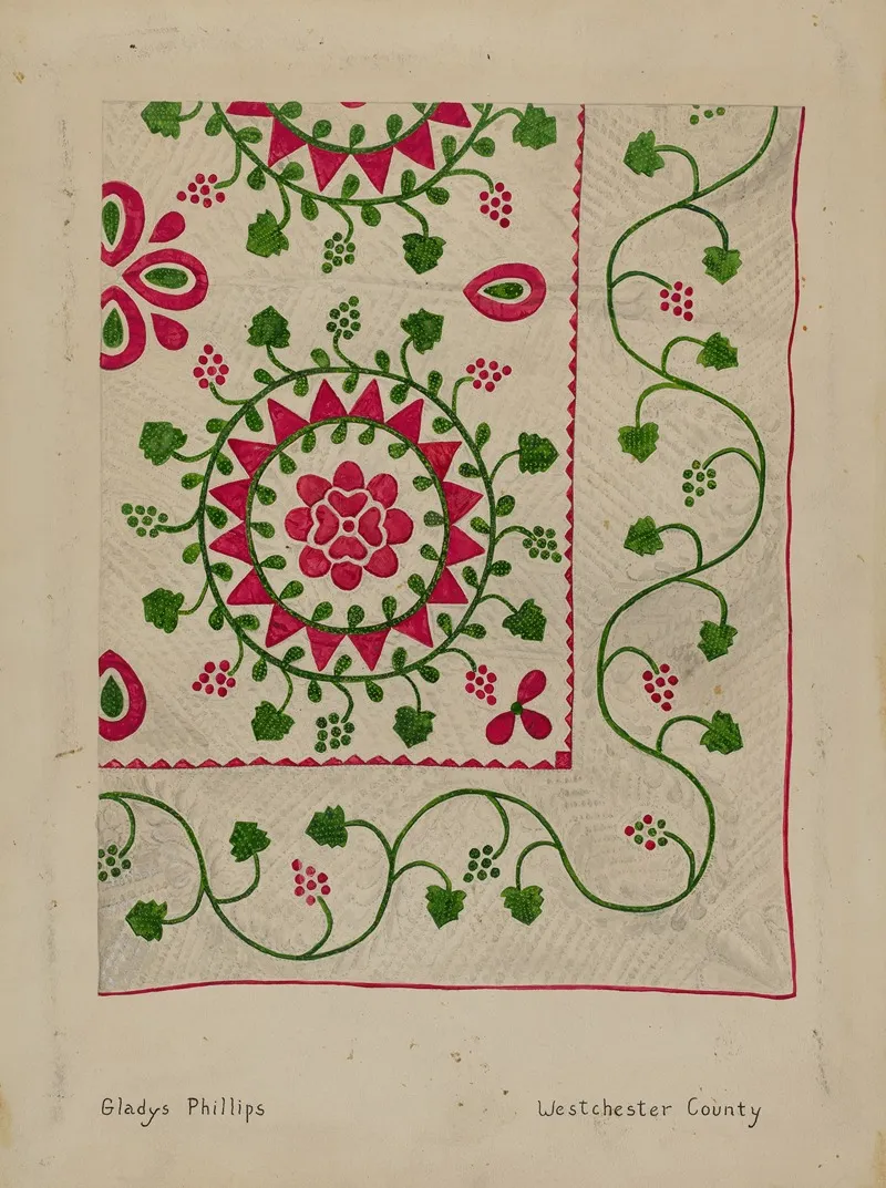 Quilt 44 by Gladys Phillips - Canvas Print