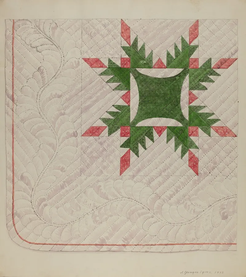 Quilt 49 by J. Howard Iams - Canvas Print