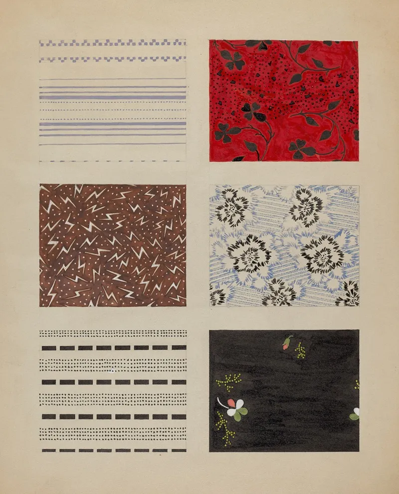 Quilt Patches 3 by Dorothy Posten - Canvas Print