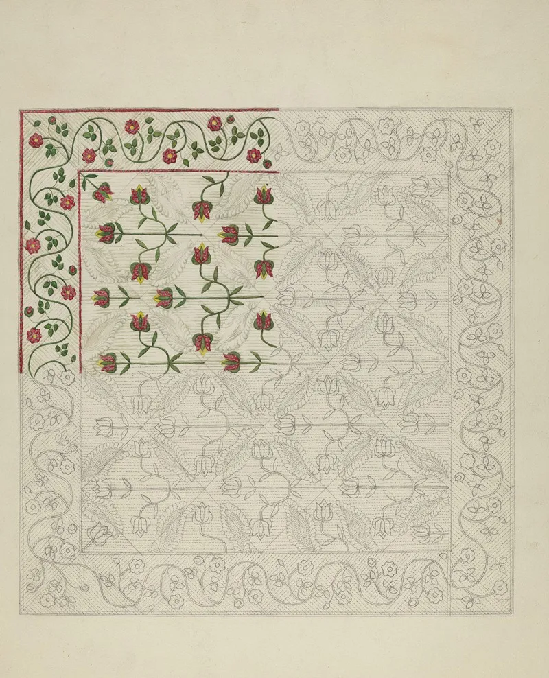 Quilt by Alice Cosgrove - Canvas Print