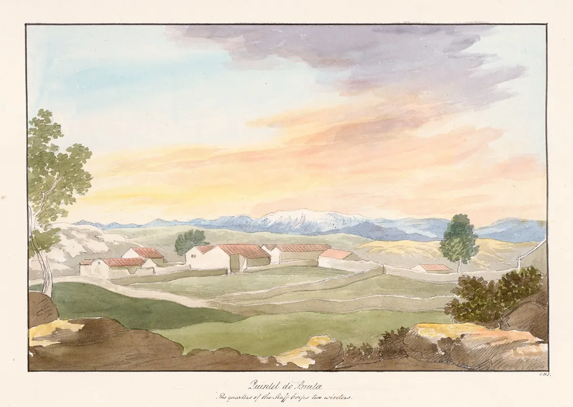 Quintel Do Brula by Charles Hamilton Smith - Canvas Print