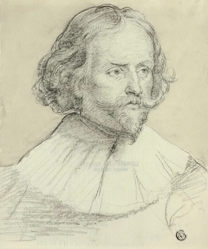 Quintijn Simons by Follower of Anthony van Dyck - Canvas Print