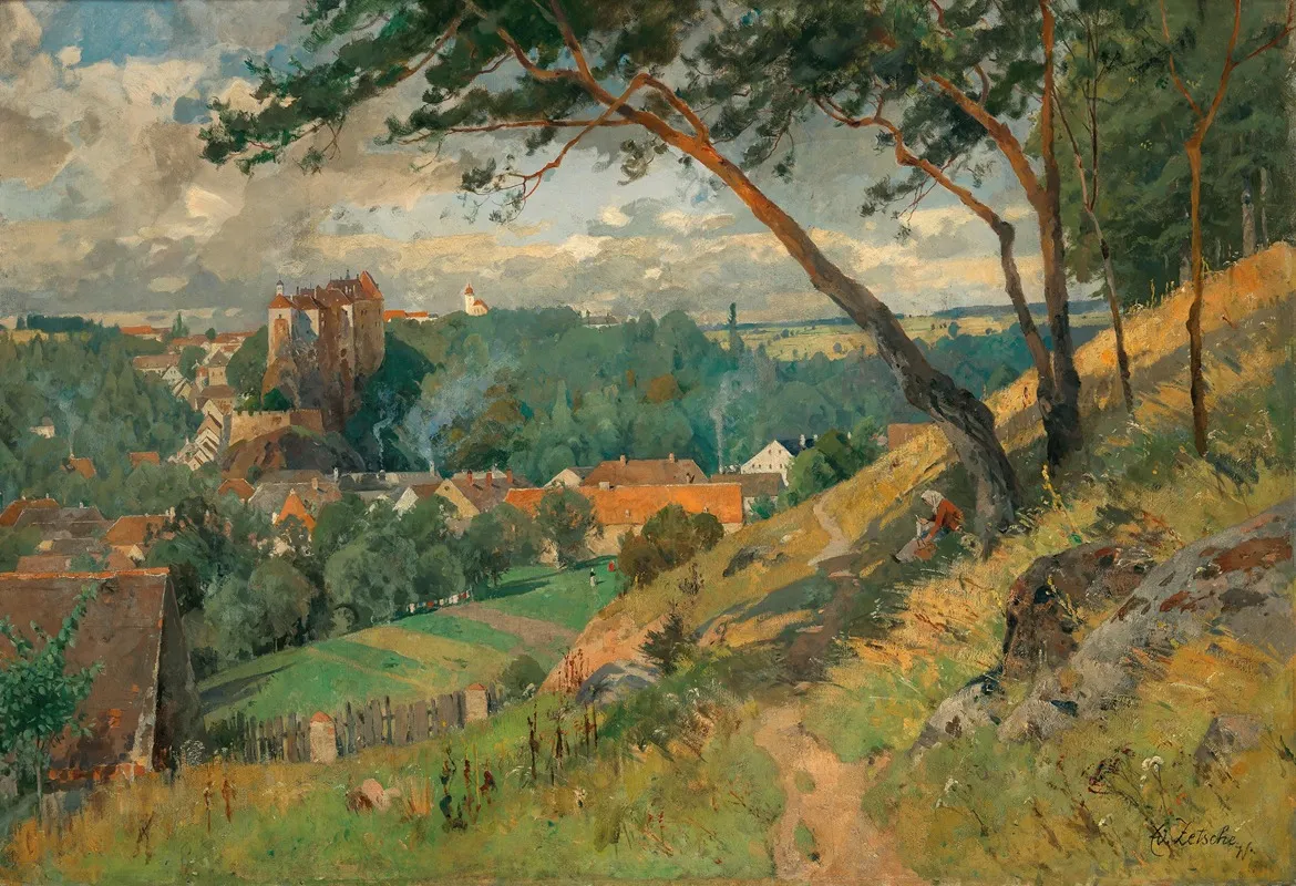 Raabs Im Waldviertel by Eduard Zetsche - Canvas Print
