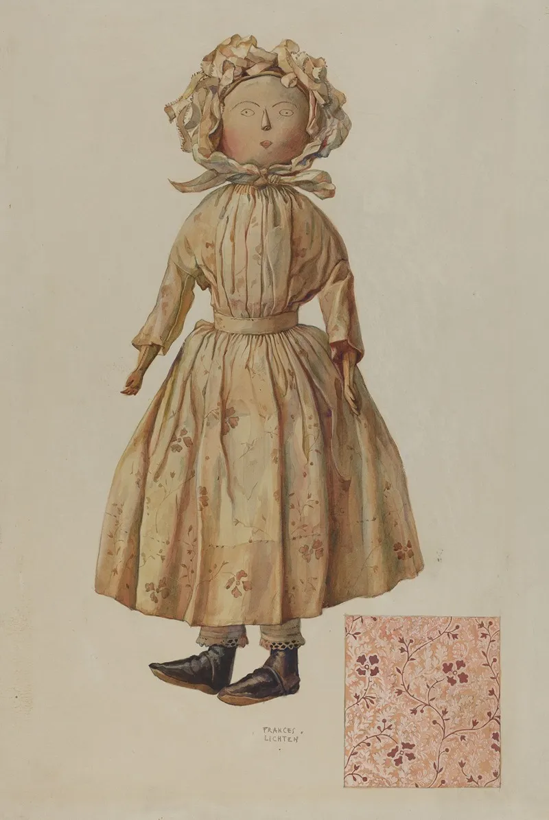 Rag Doll 9 by Frances Lichten - Canvas Print