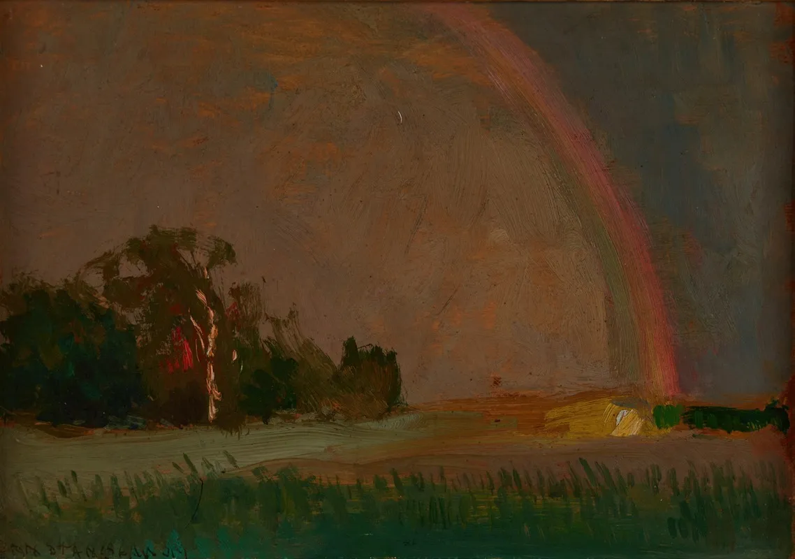 Rainbow 2 by Jan Stanisławski - Canvas Print