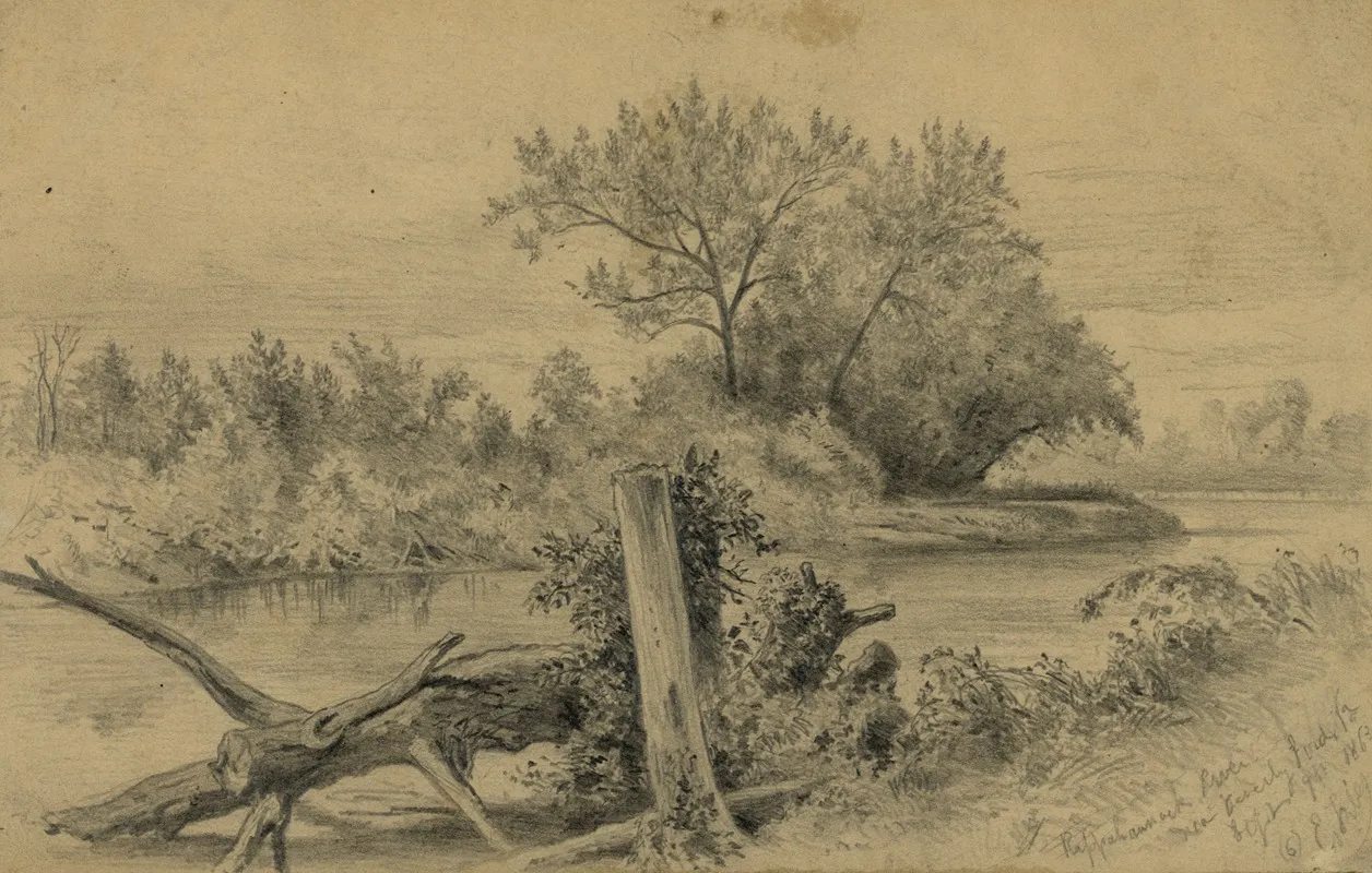 Rappahannock River Near Beverly Ford Va Sept 9 1863