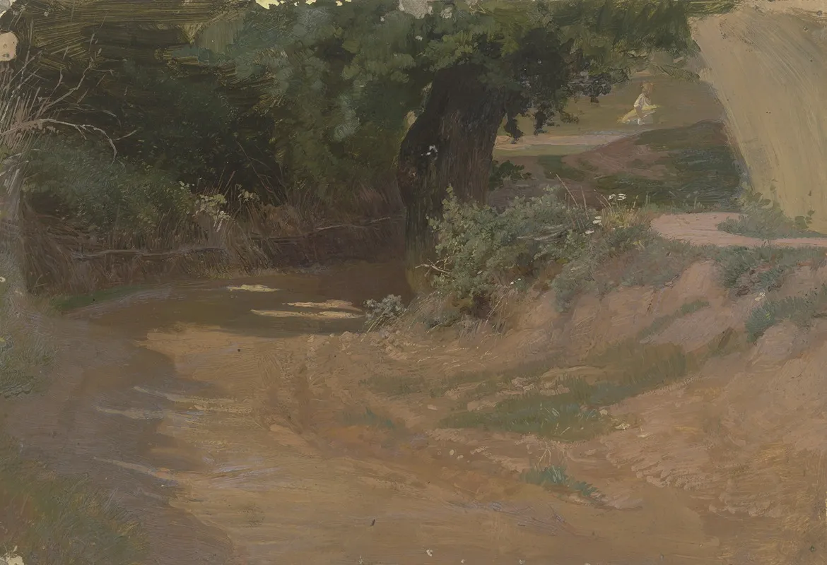 Ravine 2 by Jakob Becker - Canvas Print