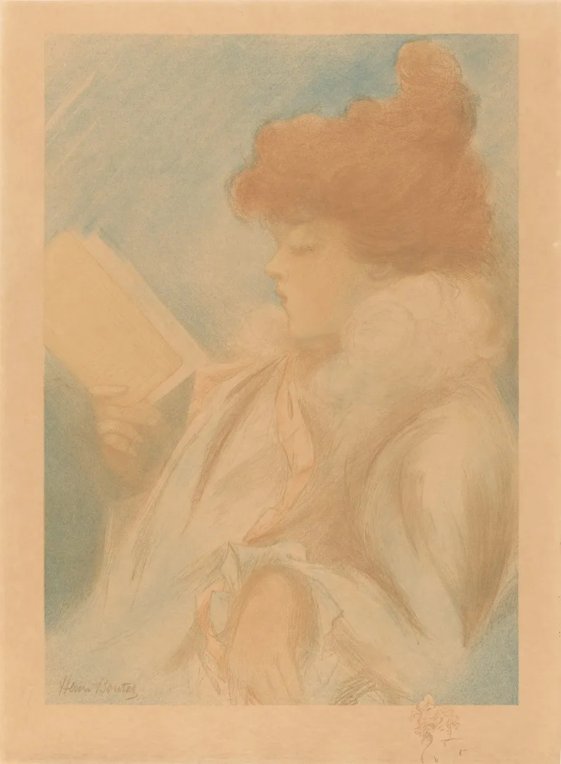 Reading Woman 4 by Henri Boutet - Canvas Print