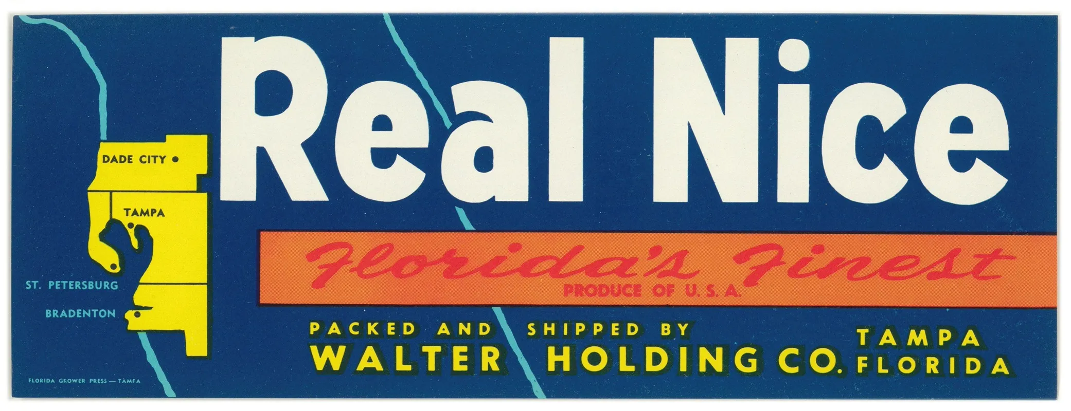 Real Nice Produce Label