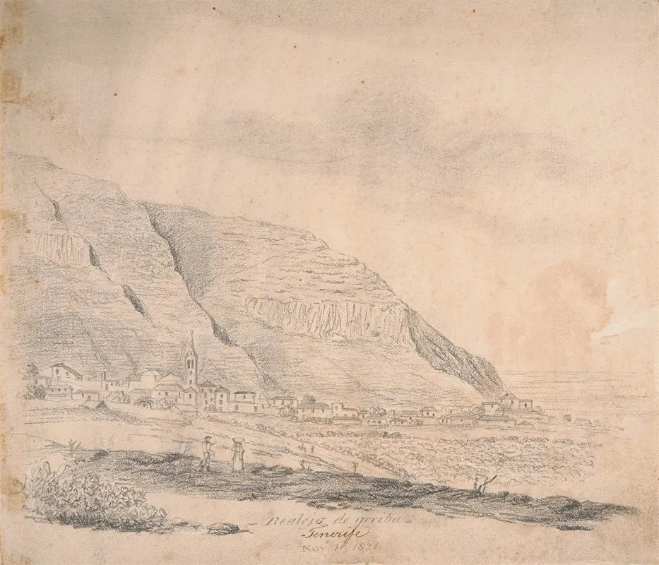 Realejo De Arriba Tenerife by Alfred Diston - Canvas Print