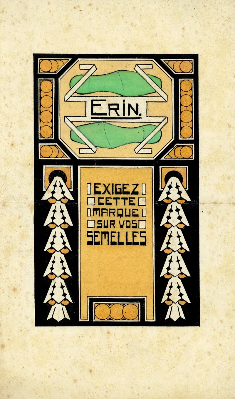 Reclameontwerp Voor Erin 2 by Albert Daenens - Canvas Print