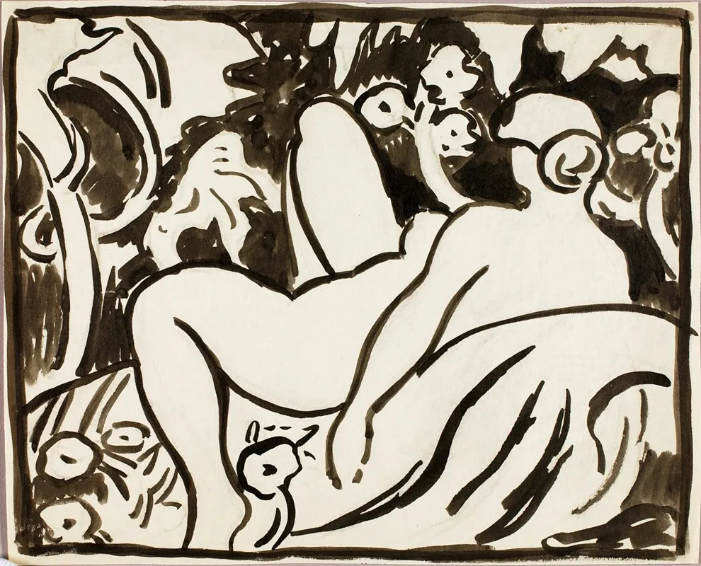 Reclining Female Nude 10