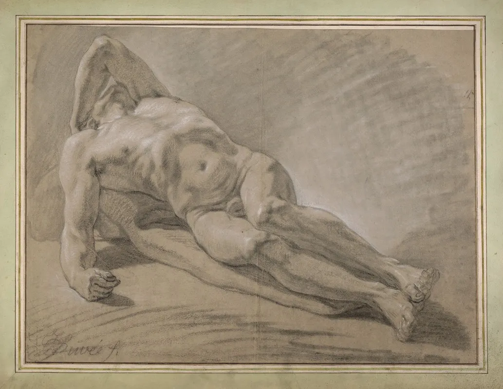 Reclining Male Nude 14